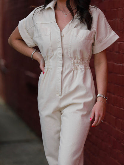 Short Sleeve Jumpsuit