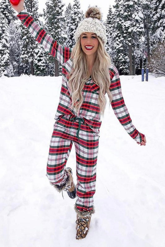 Perfect Plaid Pajama Set