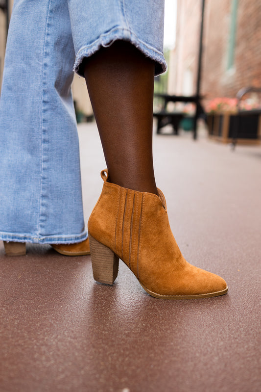 Suede Booties